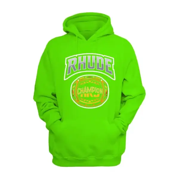 Front view of Rhude Urban Hoodie