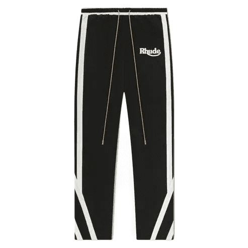 Front view of Rhude Pant Black